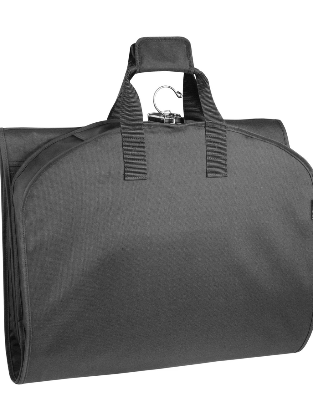 Wally Bags 60” Premium Tri-Fold Garment Bag Black Large Pocket NWT